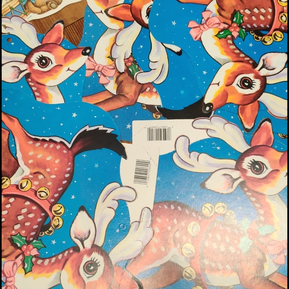 Vintage 1970s 80s Christmas cutouts window - Picture 10 of 16